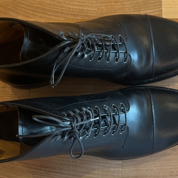 Carlos Santos / Skoaktiebolaget - Men’s Calfskin Dress Boots - Black - UK 11 main image 5